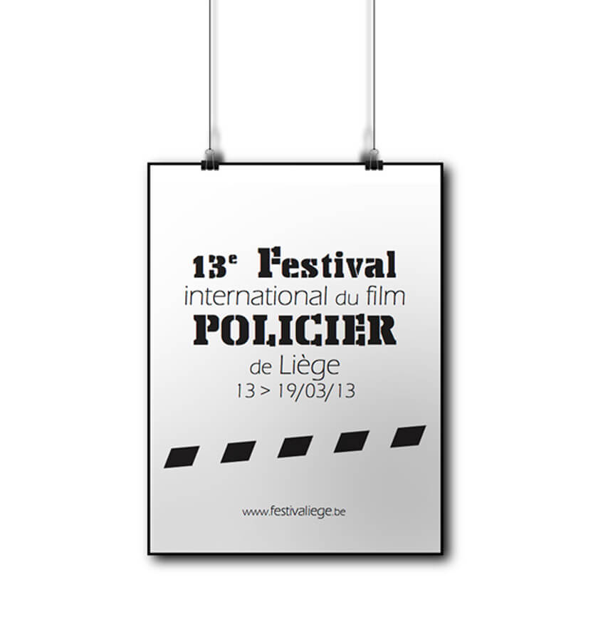 Affiche Festival film policier