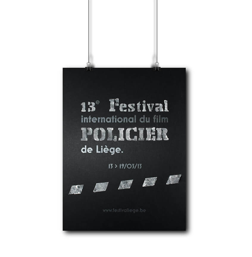 Affiche Festival film policier