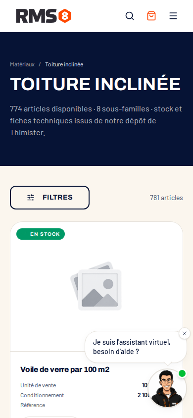 Vue mobile navigation de RMS8